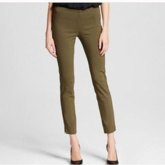 WEWOREWHAT Green Skinny Ankle Pants - Size 8 - Picture 1 of 5